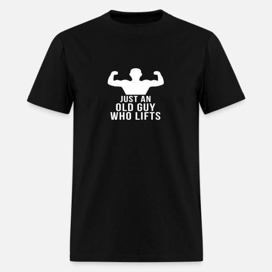 Old Man Weight Lifting graphic 